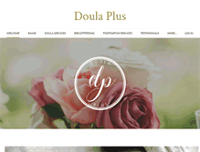 Tablet Screenshot of doulaplus.com